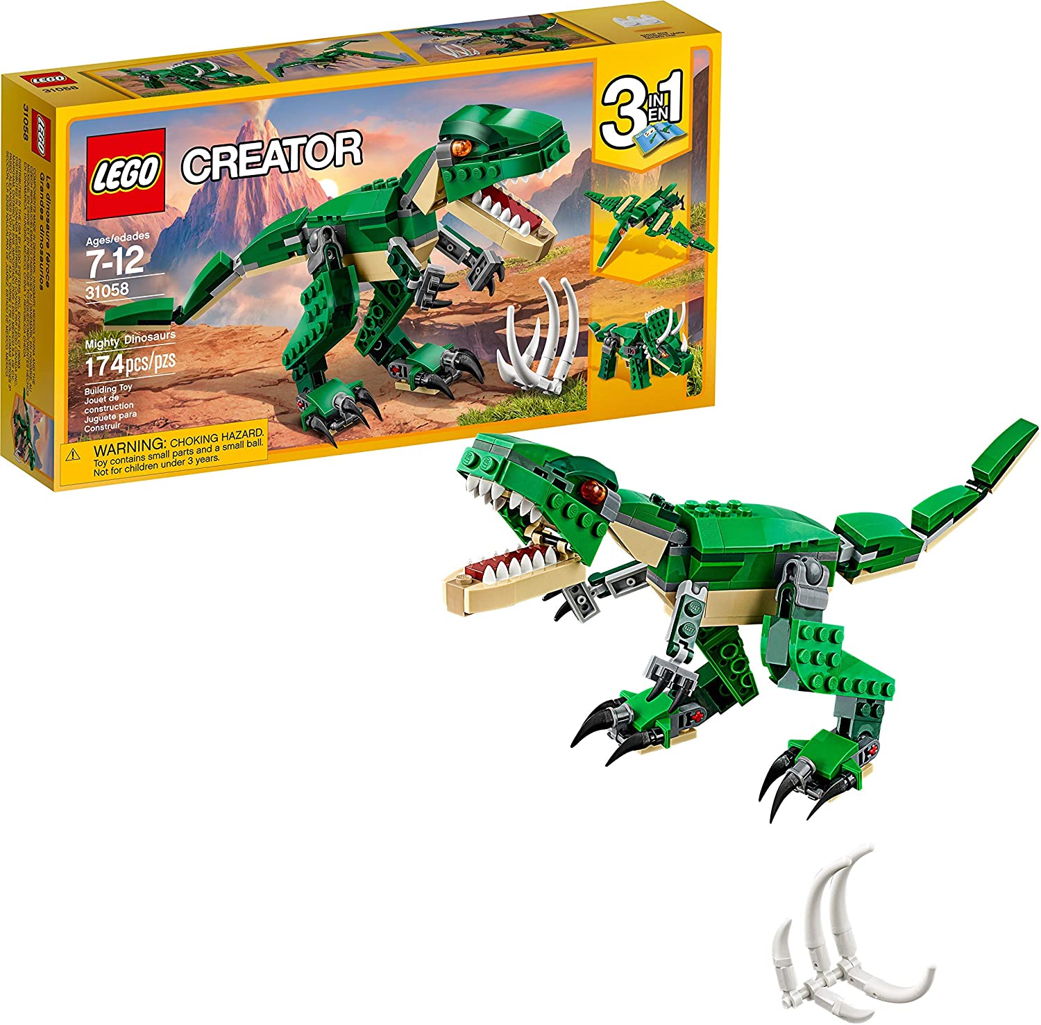 31058 LEGO 3in1 Creator Mighty Dinosaurs - Bộ xêp hình khủng long