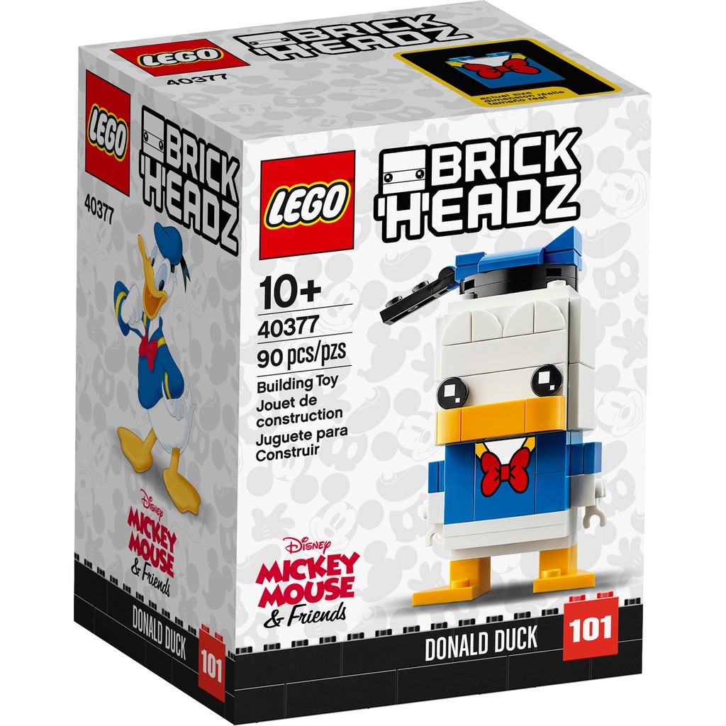40377 LEGO Brickheadz Donald Duck - Vịt Donald