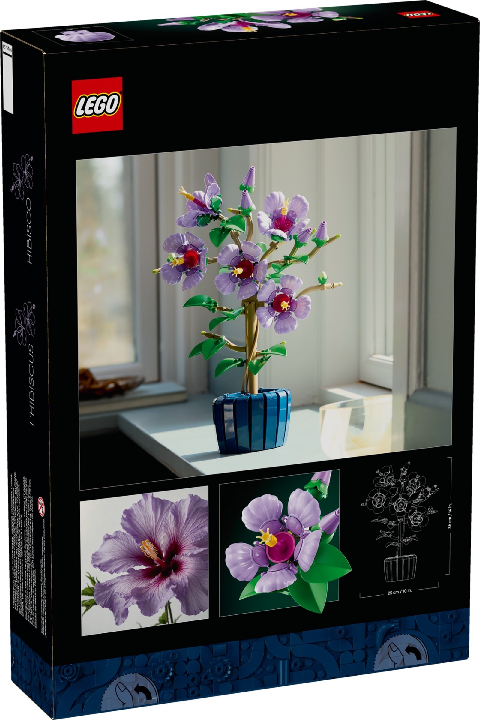 10372 Botanicals Lego® Hibiscus - Hoa dâm bụt - Đồ chơi lắp ráp 2025