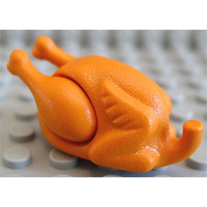 Gà tây Turkey hàng LEGO  - Phụ kiện trang trí 33048c02