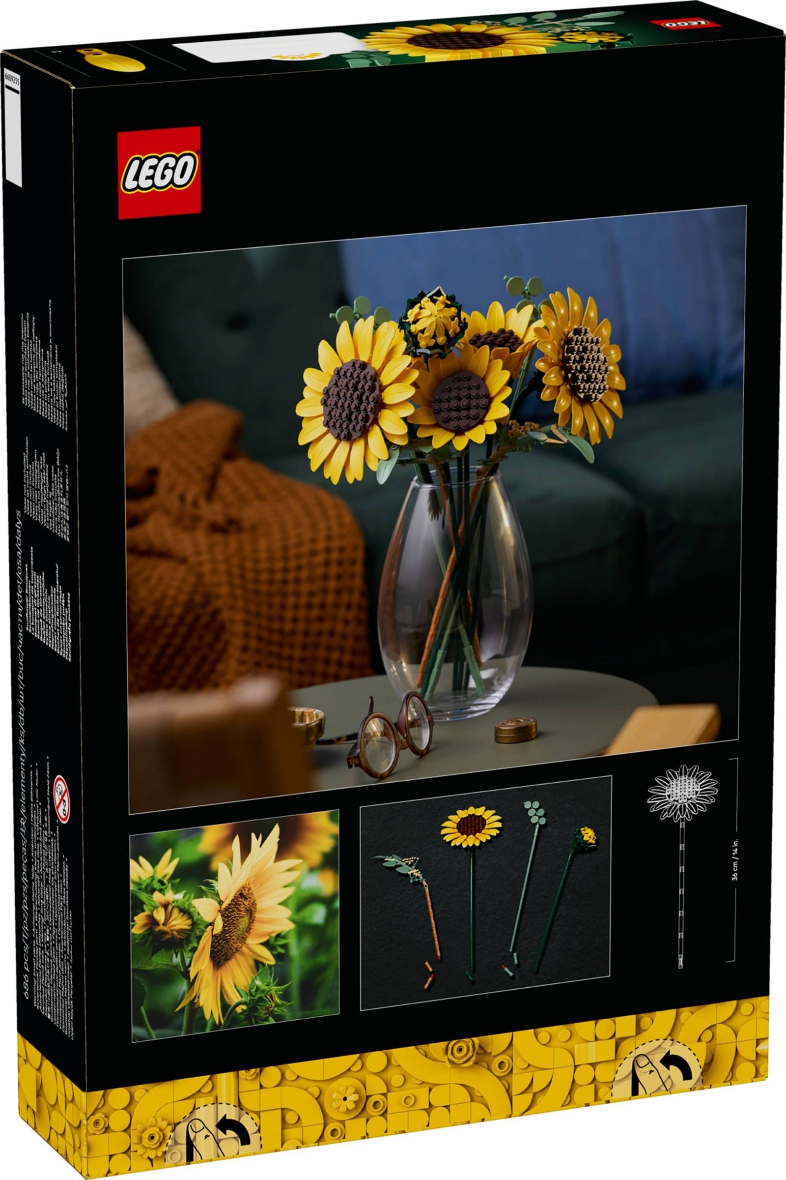 11502 Botanicals Lego® Sunflower Bouquet - Bó hoa Hướng dương - Đồ chơi lắp ráp 2026