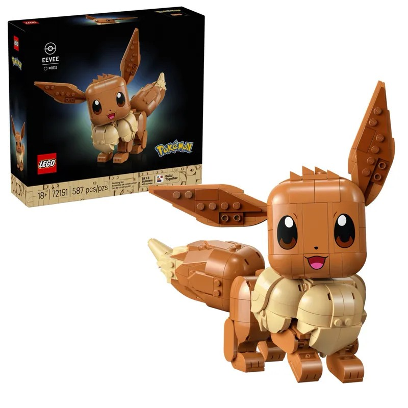 72151 LEGO Pokémon Eevee Building Set - NEW 587 pcs