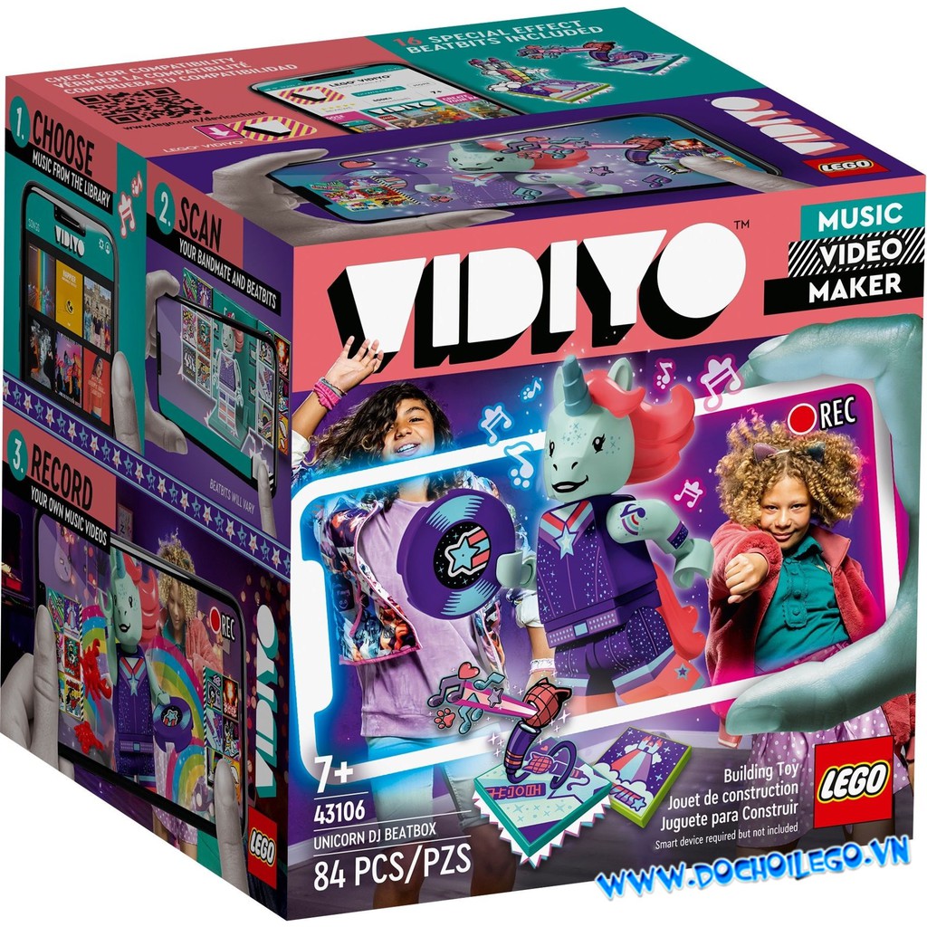 43106 LEGO Vidiyo Unicorn DJ BeatBox - Kỳ lân