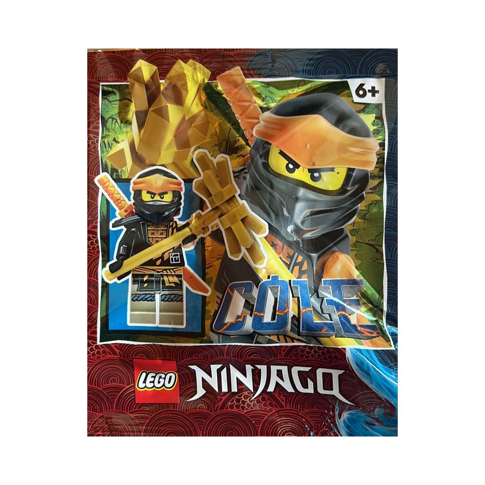 892290 LEGO Ninjago Cole foil pack #10 - Túi nhân vật Cole có kèm phụ kiện (như hình)