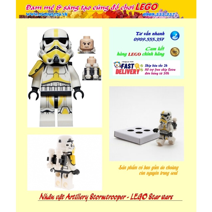 [Hàng new] Artillery Stormtrooper - nhân vật trong chủ đề LEGO Star Wars The Mandalorian  sw1157