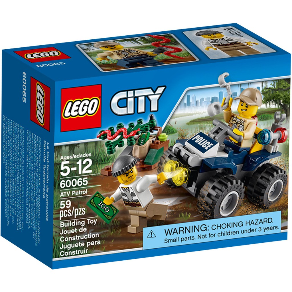 60065 LEGO City ATV Patrol - Bộ xếp hình LEGO