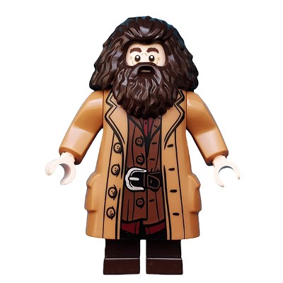 Nhân vật Giáo sư Rubeus Hagrid (Áo choảng nâu nhạt) - Trong LEGO chủ đề Harry Potter - mã  hp144