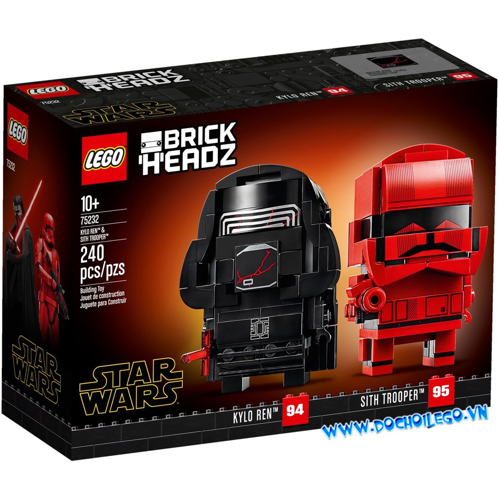 75232 LEGO Brickheadz Kylo Ren & Sith Trooper