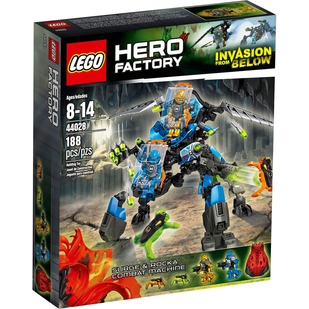 44028 LEGO Hero factory SURGE & ROCKA Combat Machine - Cỗ máy chiến đấu