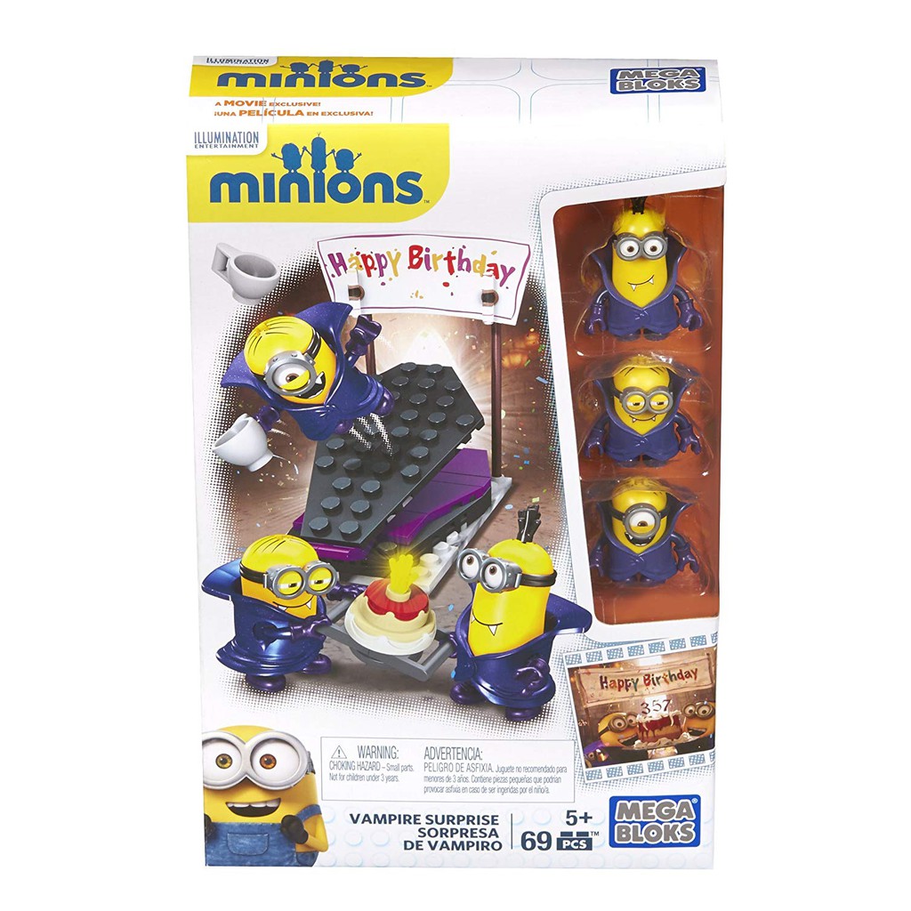 Mega Construx Minions Vampire Surprise - Bữa tiệc sinh nhật Minions