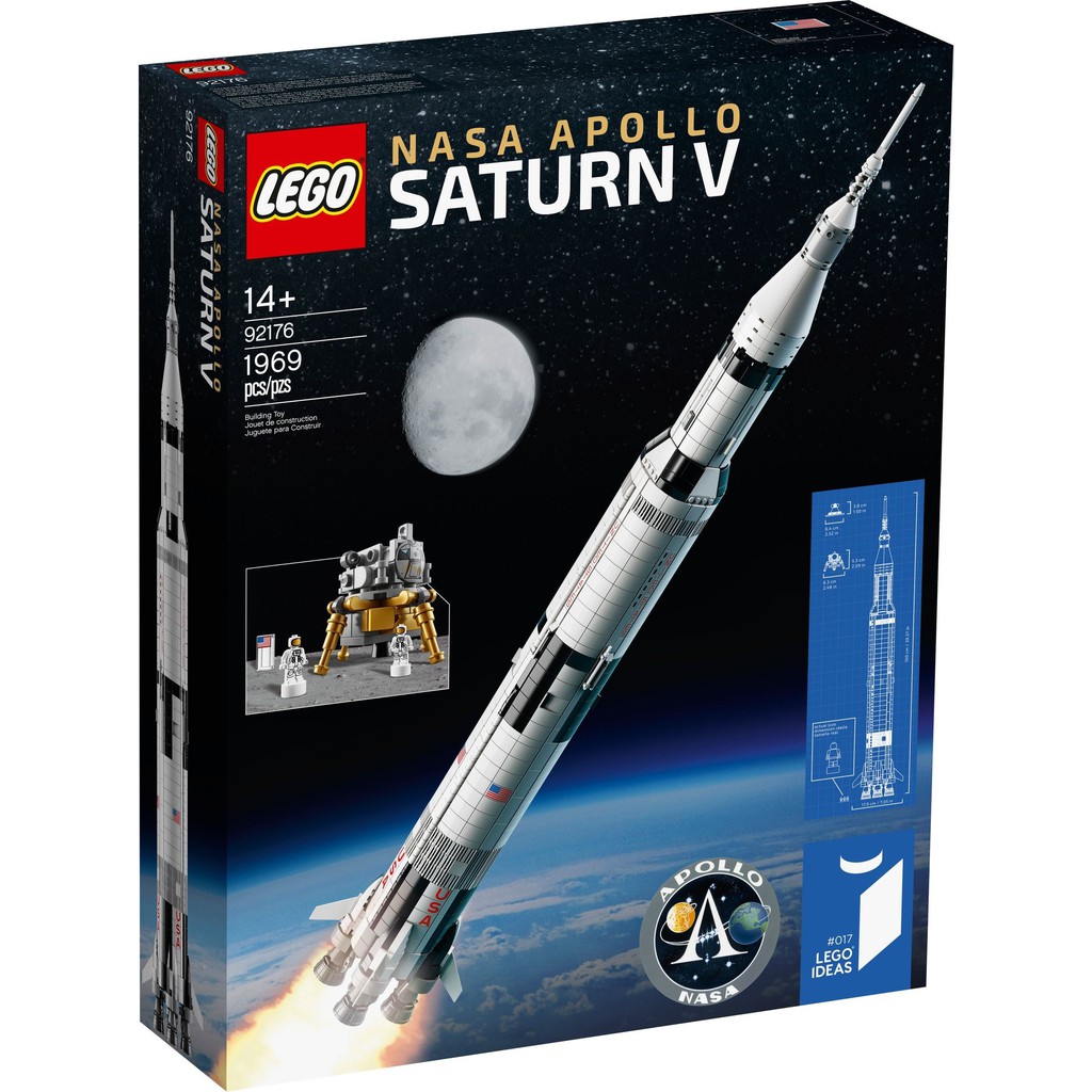92176 (21309) LEGO NASA Apollo Saturn V - Tàu vũ trụ Apollo