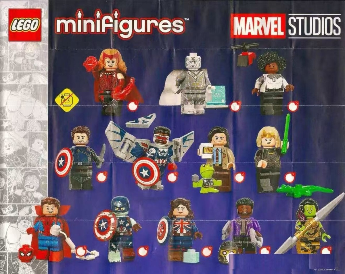 []01 nhân vật[] 71031 LEGO Marvel Studios Series Minifigures 22 -  Khách chọn nhân vật cần mua