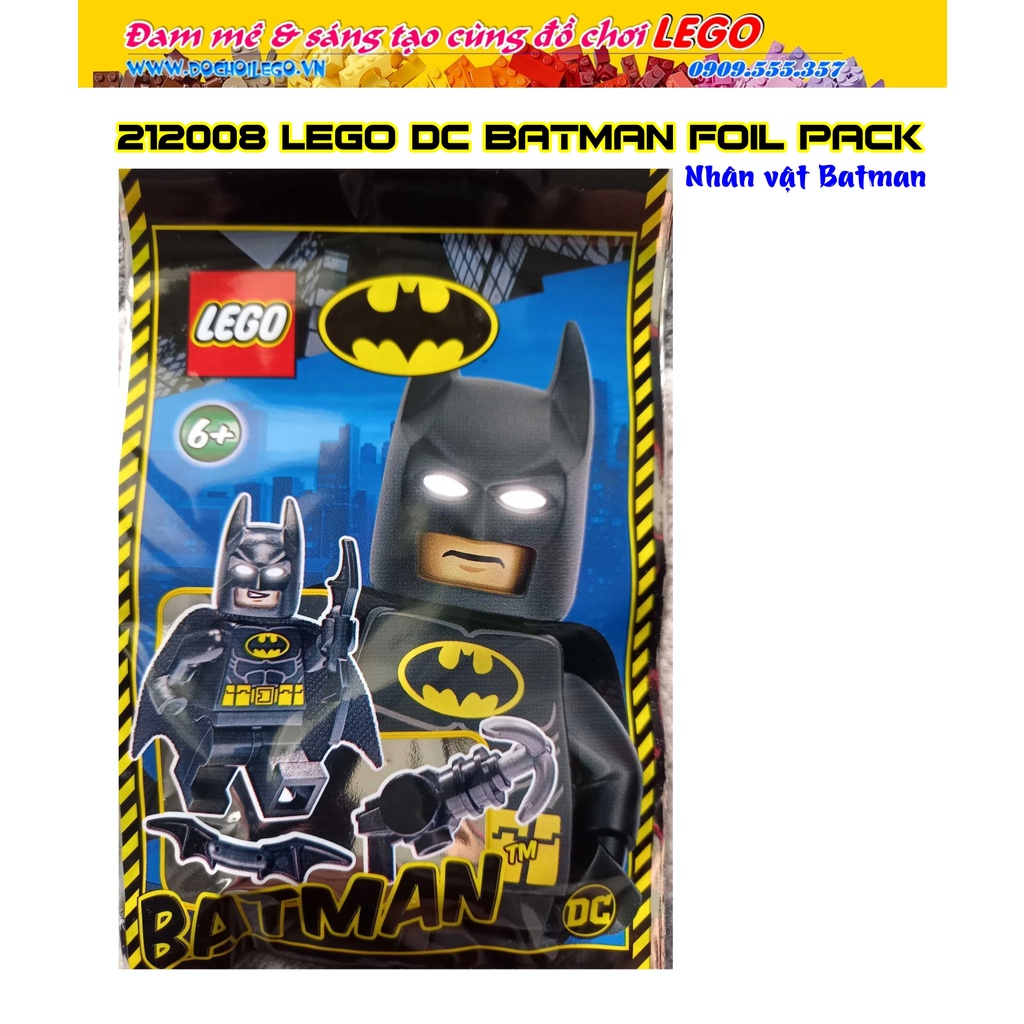 212008 LEGO DC Batman foil pack -  Túi nhân vật Batman
