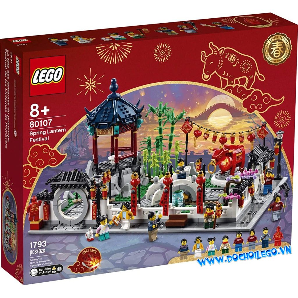 80107 LEGO Chinese Traditional Festivals - Spring Lantern Festival - Bộ đồ chơi LEGO Lễ hội lồng đèn mùa xuân