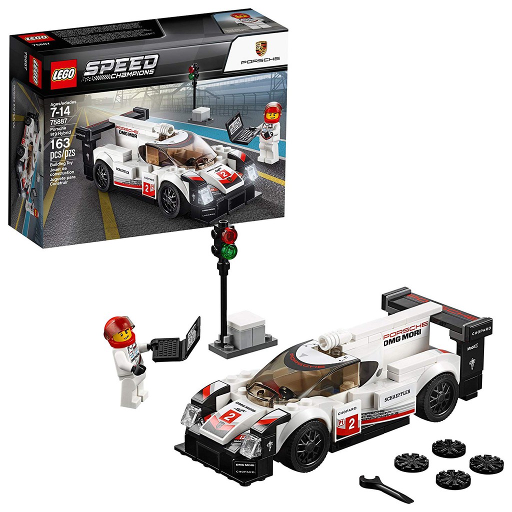 Siêu xe 75887 LEGO Speed Champions Porsche 919 Hybrid