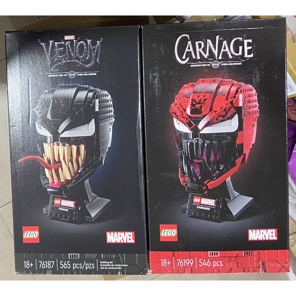 Set 76187 LEGO Spider-Man Venom  & 76199 Lego Marvel Spider-Man Carnage