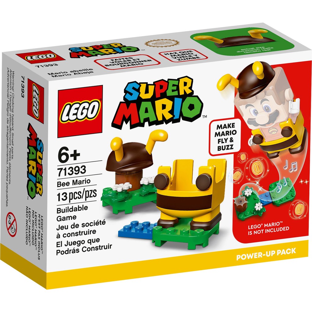 71393 LEGO Super Mario Up pack Bee Mario Power - Bộ nâng cấp sức mạnh - kiểu con ONG