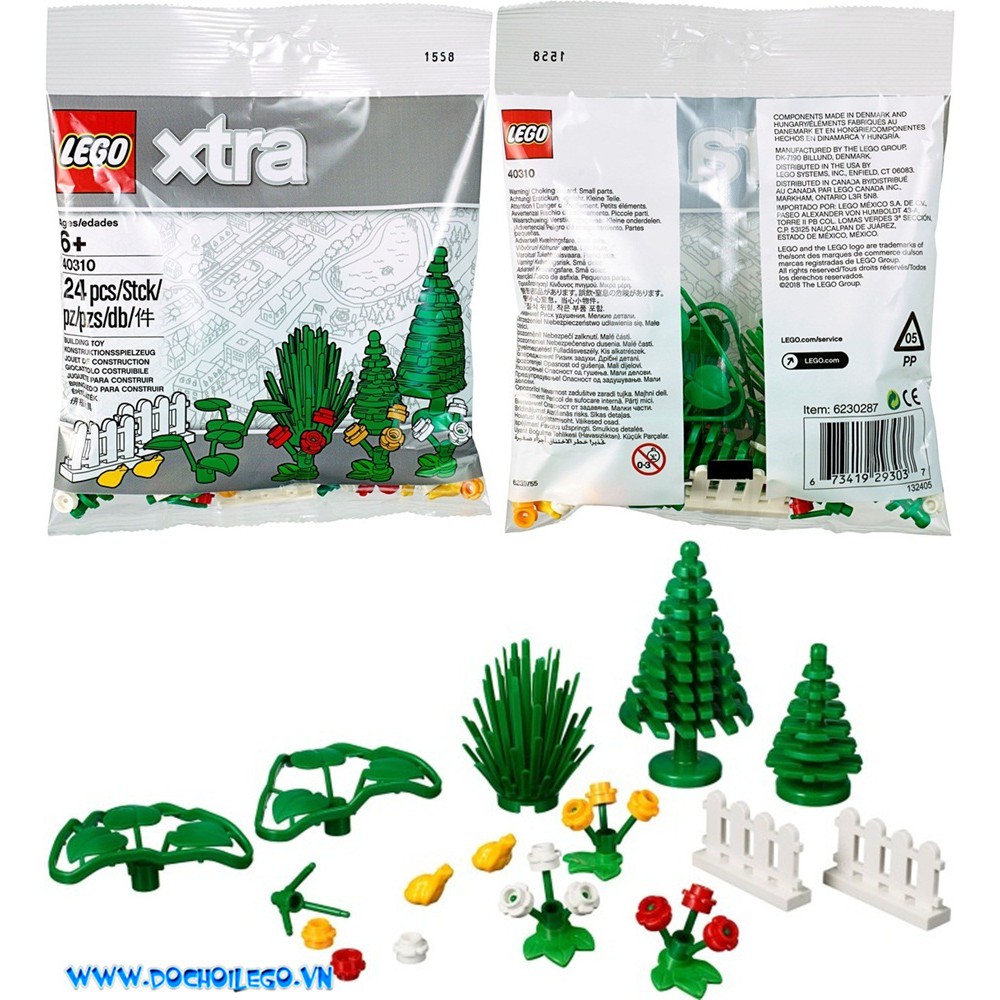 40310 LEGO Botanical Accessories - Phụ kiện cây hoa lá