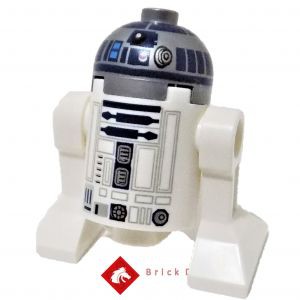 Astromech Droid, R2-D2, Flat Silver Head, Dark Pink Dots and Large Receptor  - Nhân vật LEGO mã sw1085
