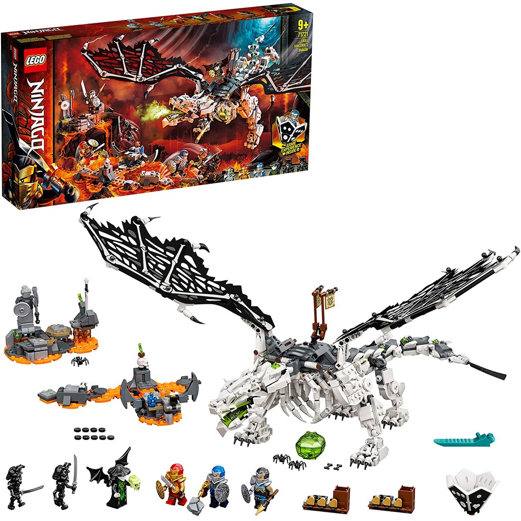 71721 LEGO Ninjago Skull Sorcerer's Dragon - Rồng xương trắng