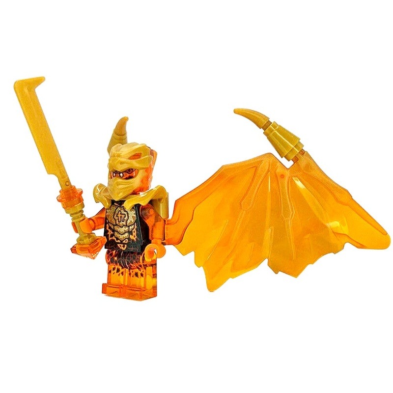 892304 lego Ninjago Crystalized Golden Dragon Cole paper bag - Đồ chơi lắp ráp Nhân vật Cole rồng vàng