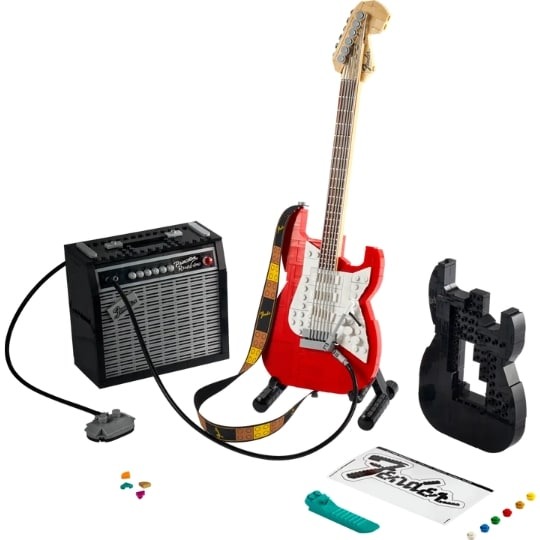 []Có sẵn[] 21329 LEGO Ideas Fender Stratocaster - Đàn Guitar Fender