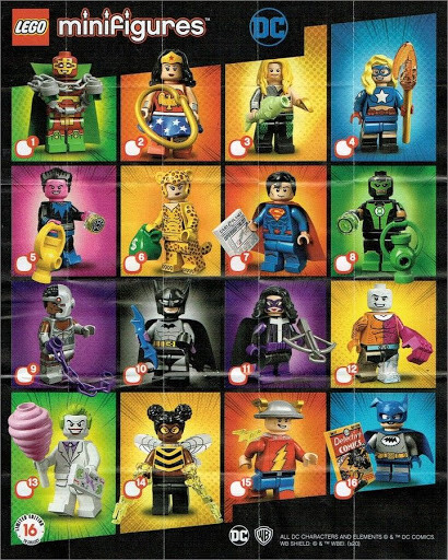 [1 nhân vật] 71026 LEGO Đồ chơi lắp ráp Minifigures DC Super Heroes - Nhân vật DC minifigures