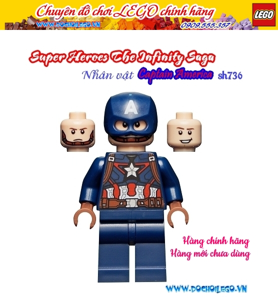 Captain America, Nhân vật trong đồ chơi lắp ráp Lego Super Heroes The Infinity Saga sh736