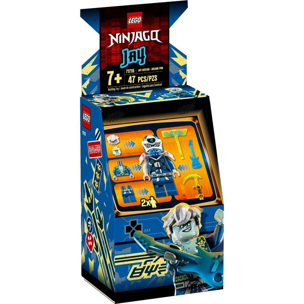 71715 Đồ chơi lắp ráp lego Ninjago Jay Avatar - Arcade Pod