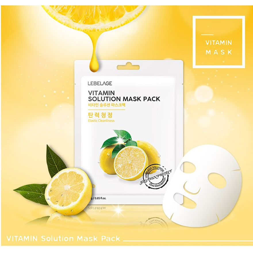 MẶT NẠ LEBELAGE VITAMIN SOLUTION MASK PACK ( mặt nạ vitamin) BLOOMING - Mua  sắm mỹ phẩm chính hãng Hàn Quốc