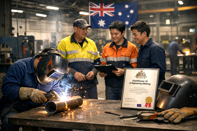 Chứng Chỉ III Ngành Hàn (Welding) – Mở Lối Sự Nghiệp Toàn Cầu tại Úc! 🇦🇺