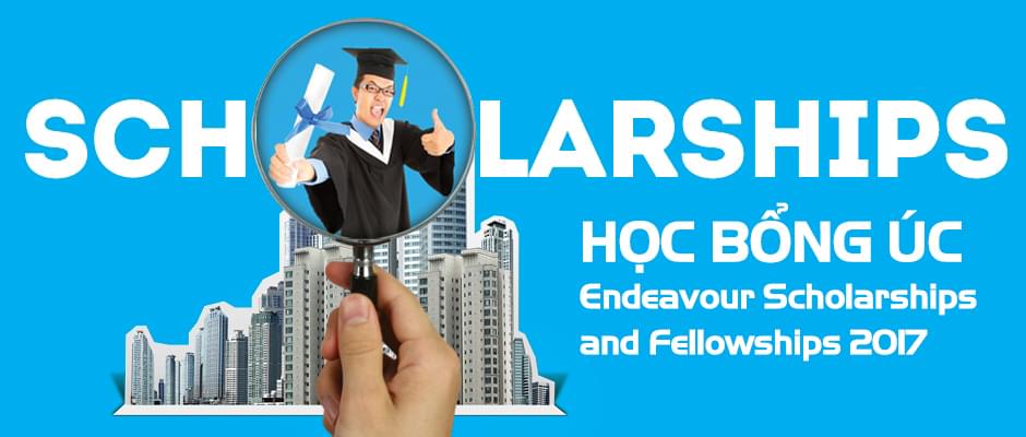 Thông tin Học bổng Endeavour Scholarships and Fellowships của Australia.