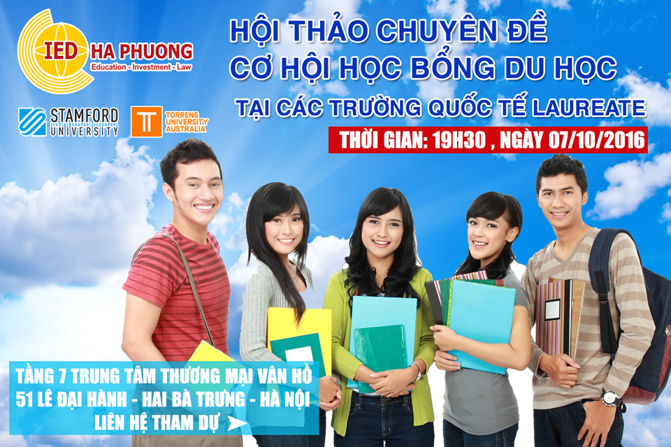 Hội thảo chuyên đề "Cơ hội học bổng du học tại các trường Quốc tế Laureate"