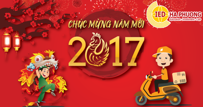 Lời chúc tết đầu xuân 2017 từ Hà Phương IED