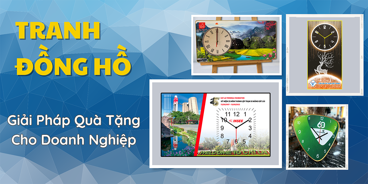 Tranh Đồng Hồ Quà Tặng Doanh Nghiệp