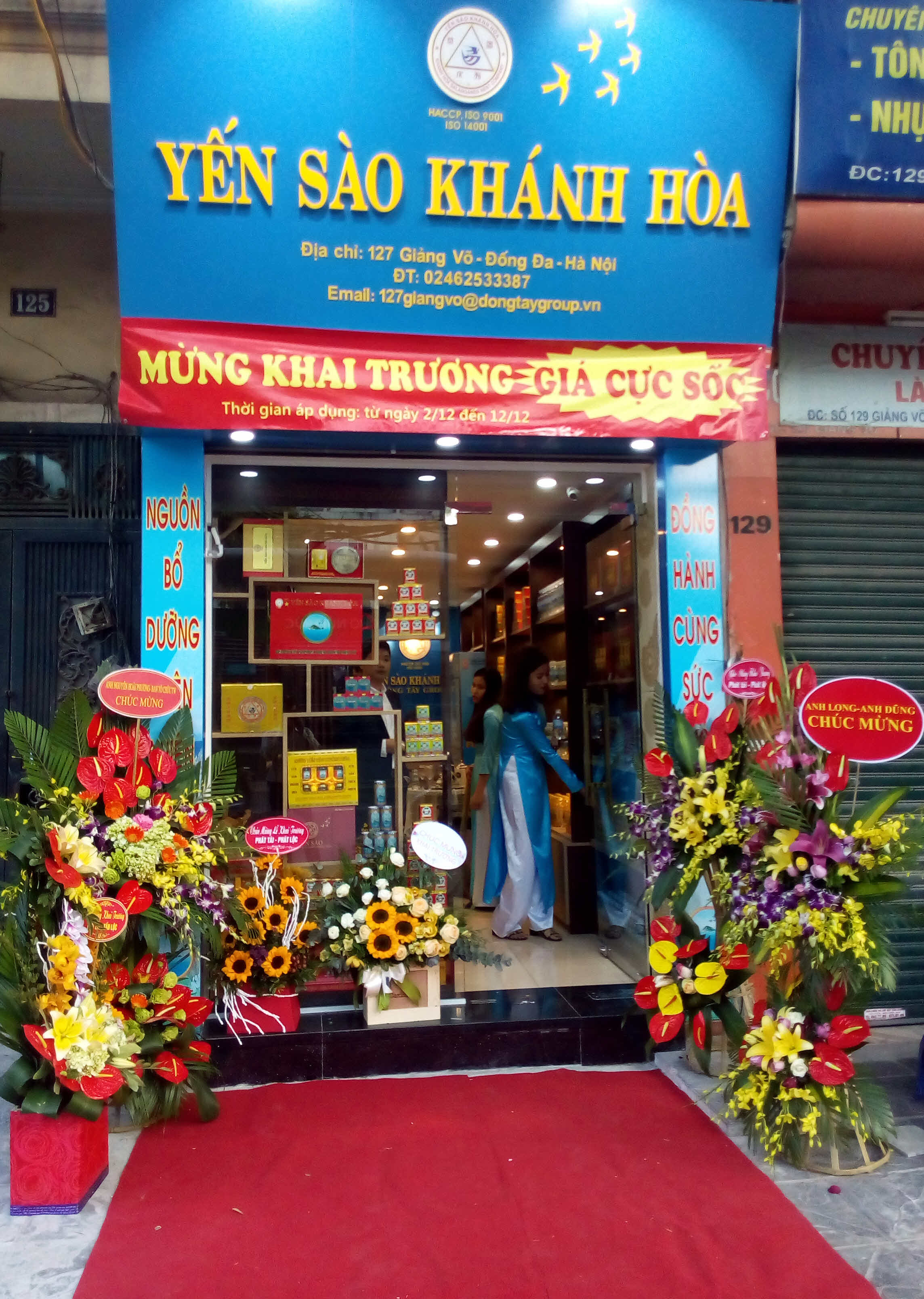 Đông Tây Group Tưng bừng khai trương showroom Yến Sào Khánh Hòa với tiêu chuẩn chất lượng phục vụ mới