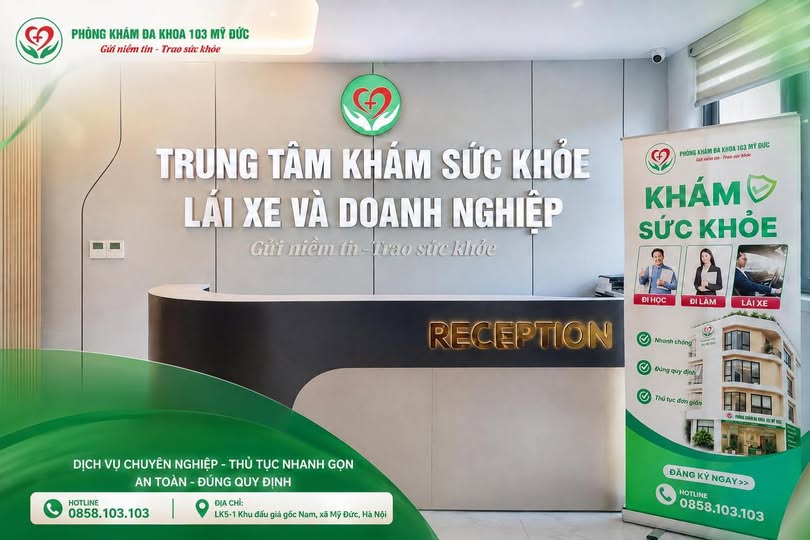 KHÁM SỨC KHOẺ: LÁI XE – ĐI HỌC – ĐI LÀM – NHẬN HỒ SƠ NHANH