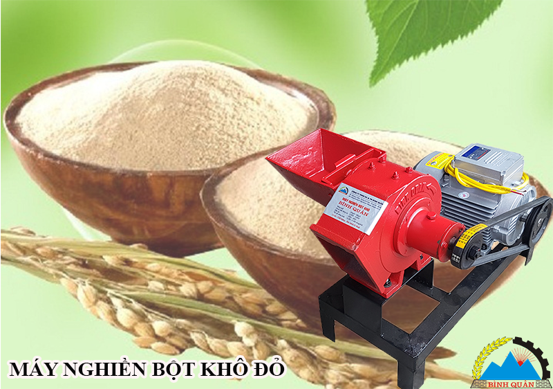 máy nghiền bột khô mini