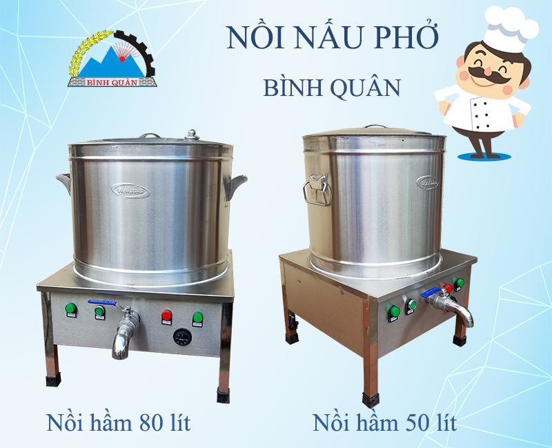 nồi nấu phở bình quân