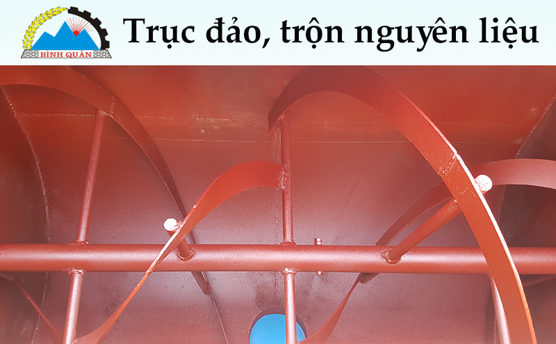 cấu tạo máy trộn bột công nghiệp