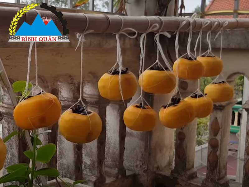 làm khô bằng ánh nắng mặt trời
