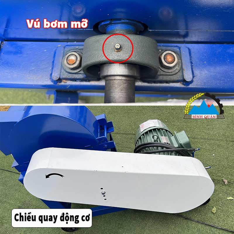 máy băm nghiền cỏ