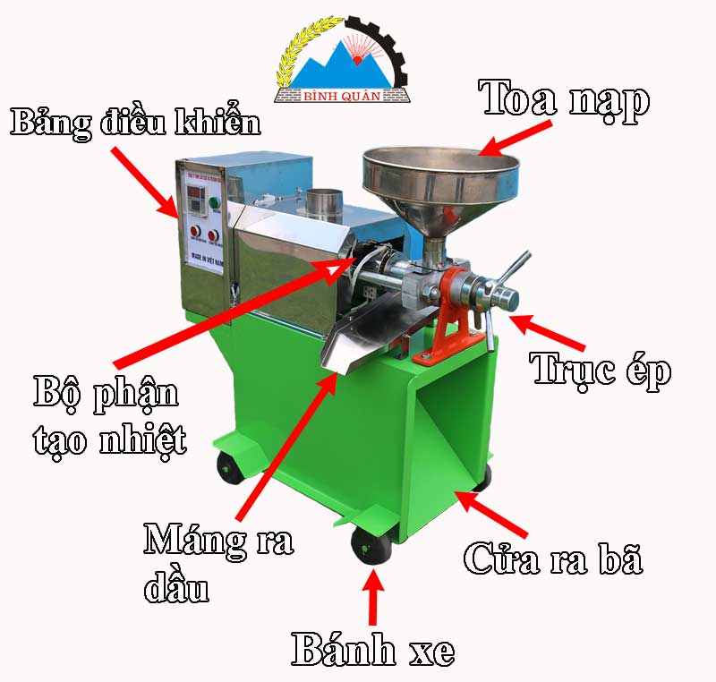 máy ép dầu lạc gia đình