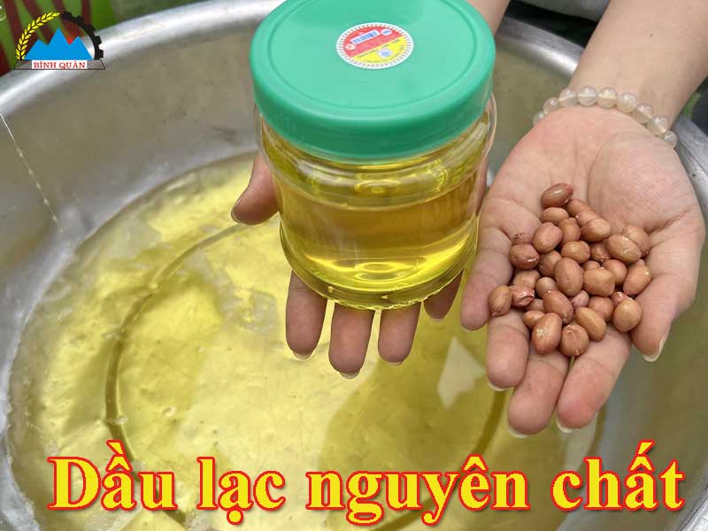 máy ép dầu lạc công suất lớn