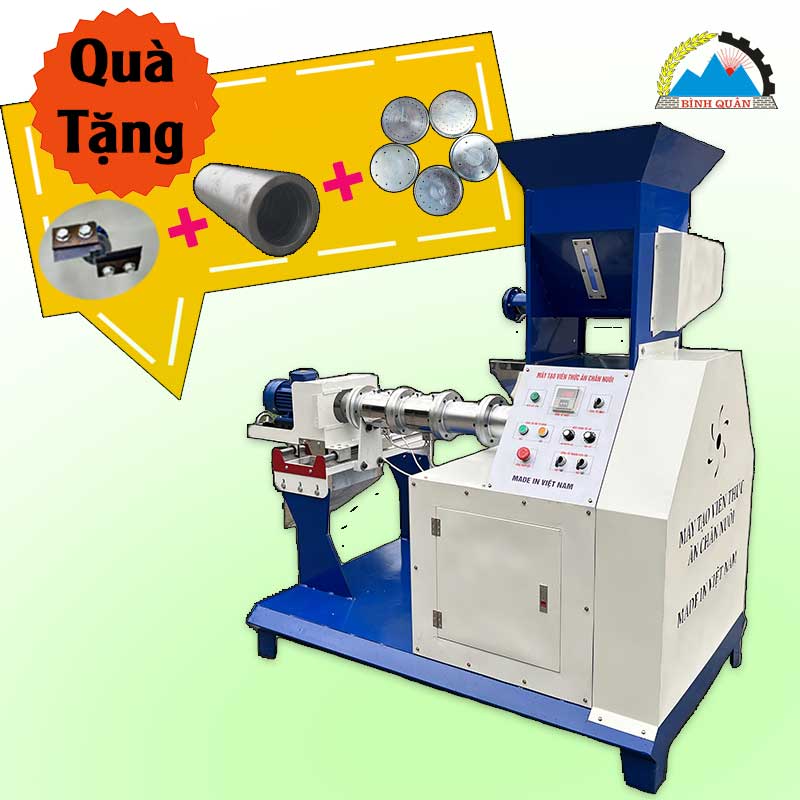 máy làm cám cá nổi