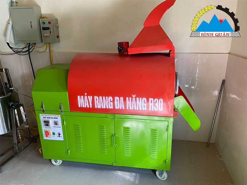 máy rang hạt