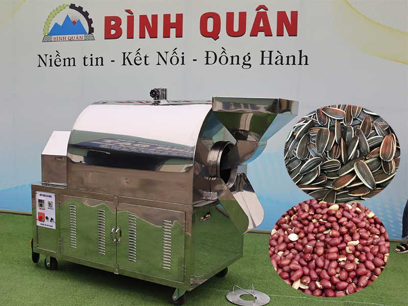 máy rang lạc