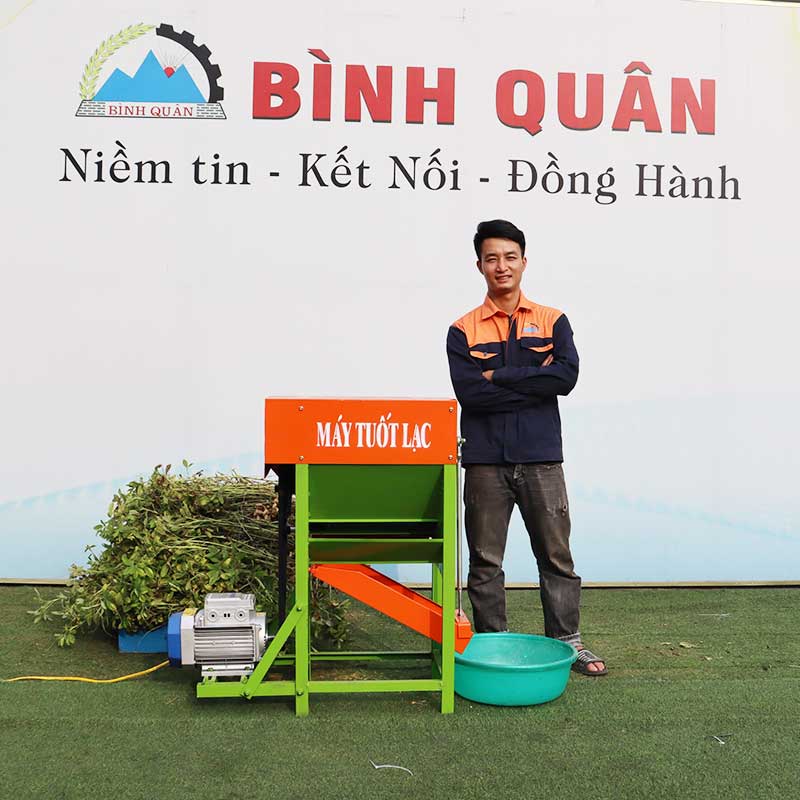 máy tuốt lạc