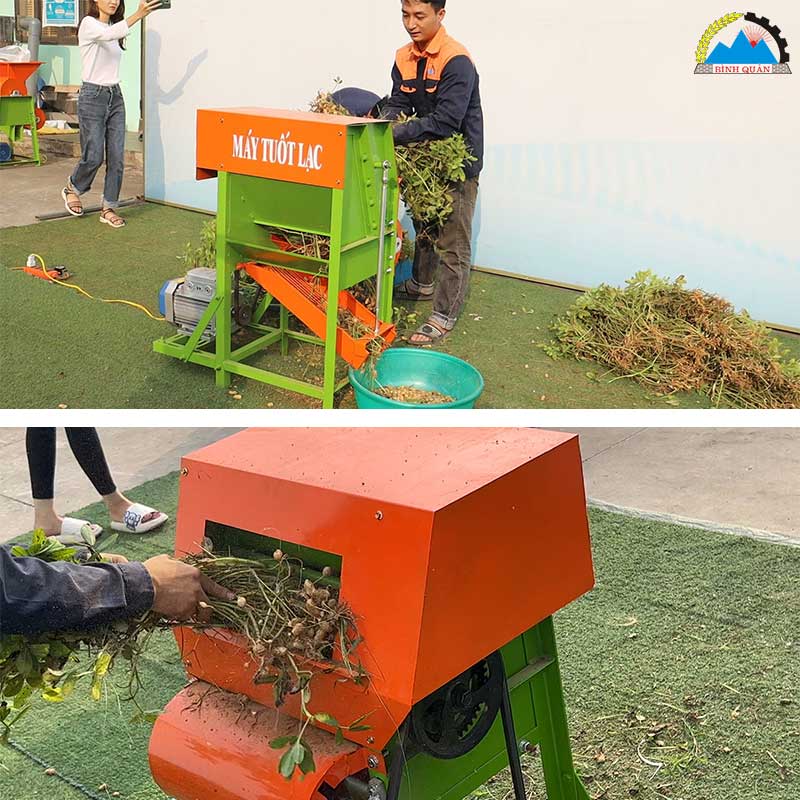 máy tuốt lạc