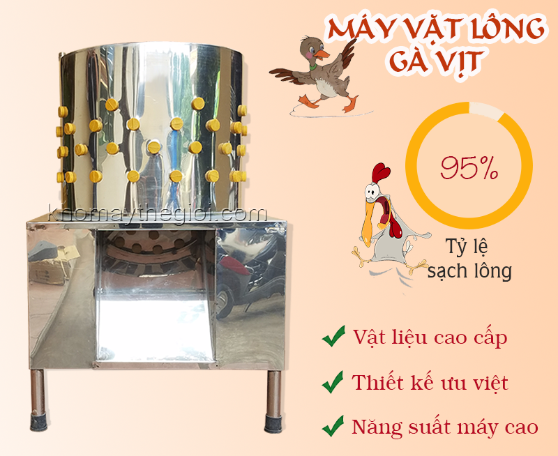 máy vặt lông gà vịt